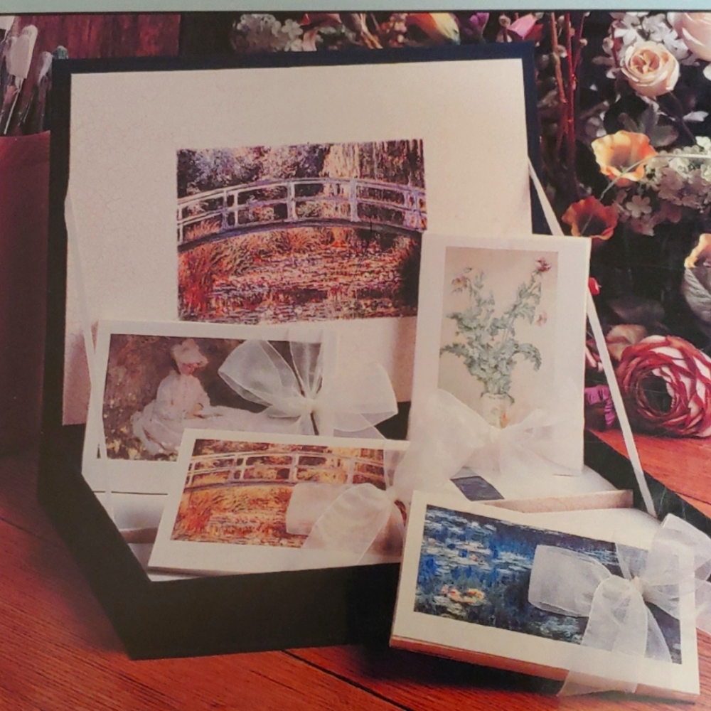 Embossed Note Card Chest - Claude Monet - Picture 4 of 6